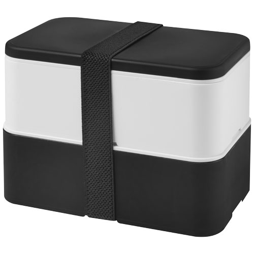 Lunch box promotionnelle 700ml MIYO noir / blanc